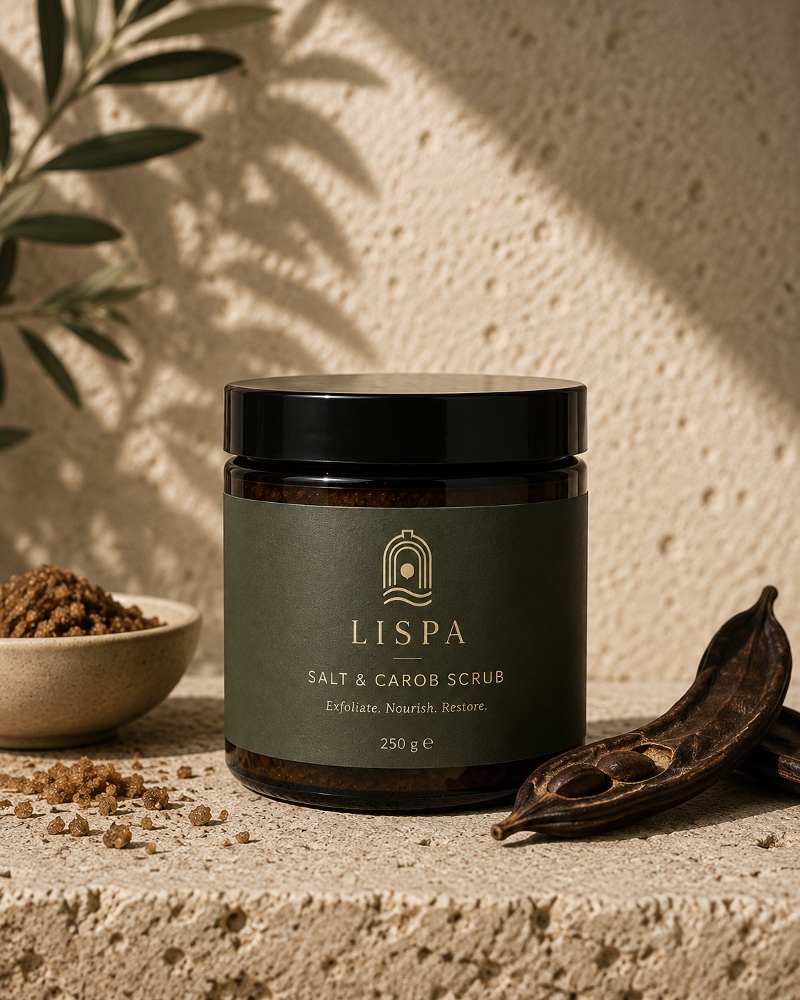 Salt & Carob Scrub